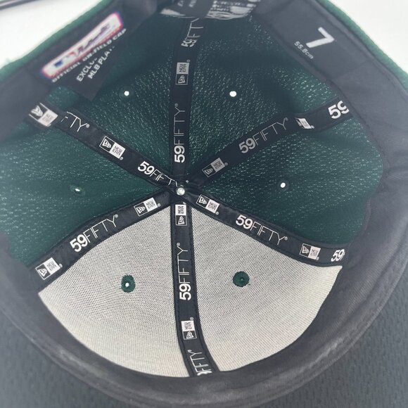 Oakland Athletics A's Elephant MLB Official On-Field Cap Size 7 = Medium NWT - Picture 8 of 12